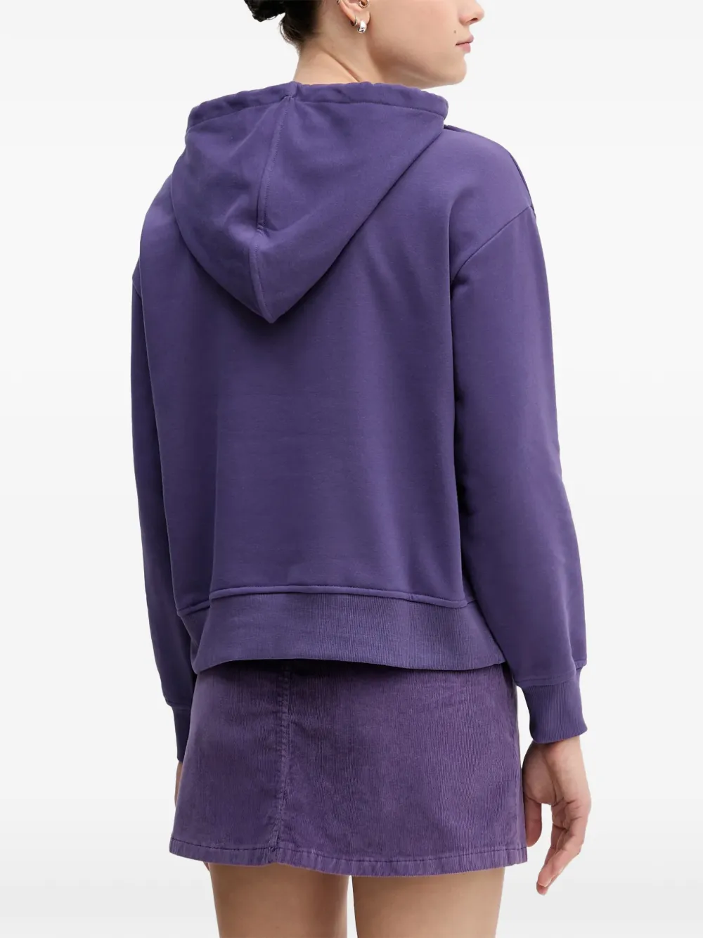 Benetton Hoodie met print Paars