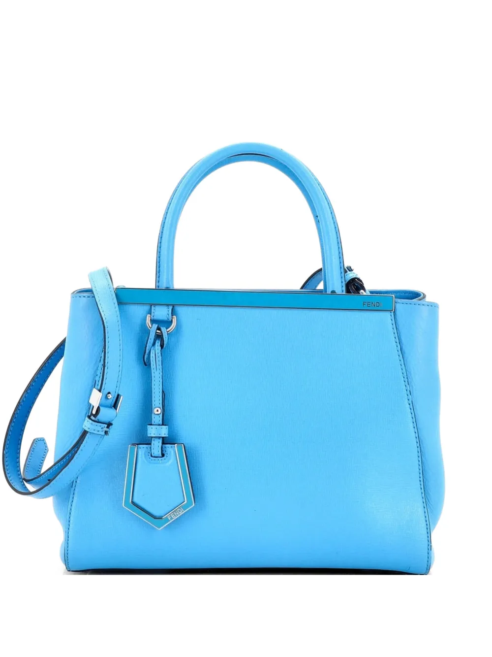 Fendi Pre-Owned 2Jours Bag Leather Petite satchel - Blu