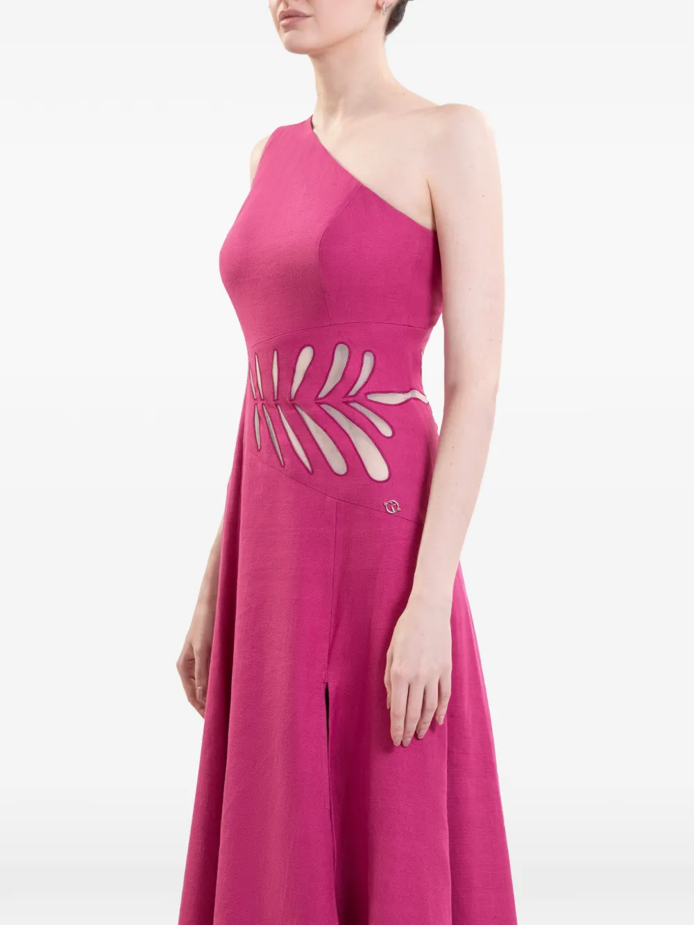 Saiid Kobeisy Asymmetrische jurk Roze