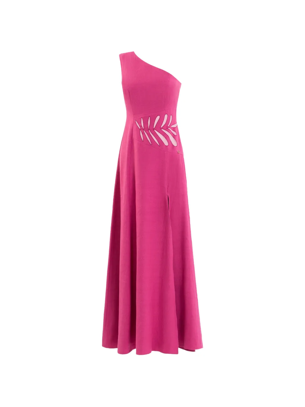 Saiid Kobeisy Abito monospalla con cut-out - Rosa