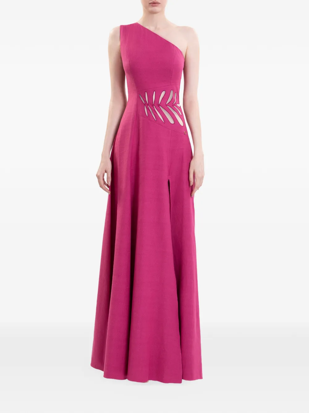 Saiid Kobeisy Asymmetrische jurk Roze