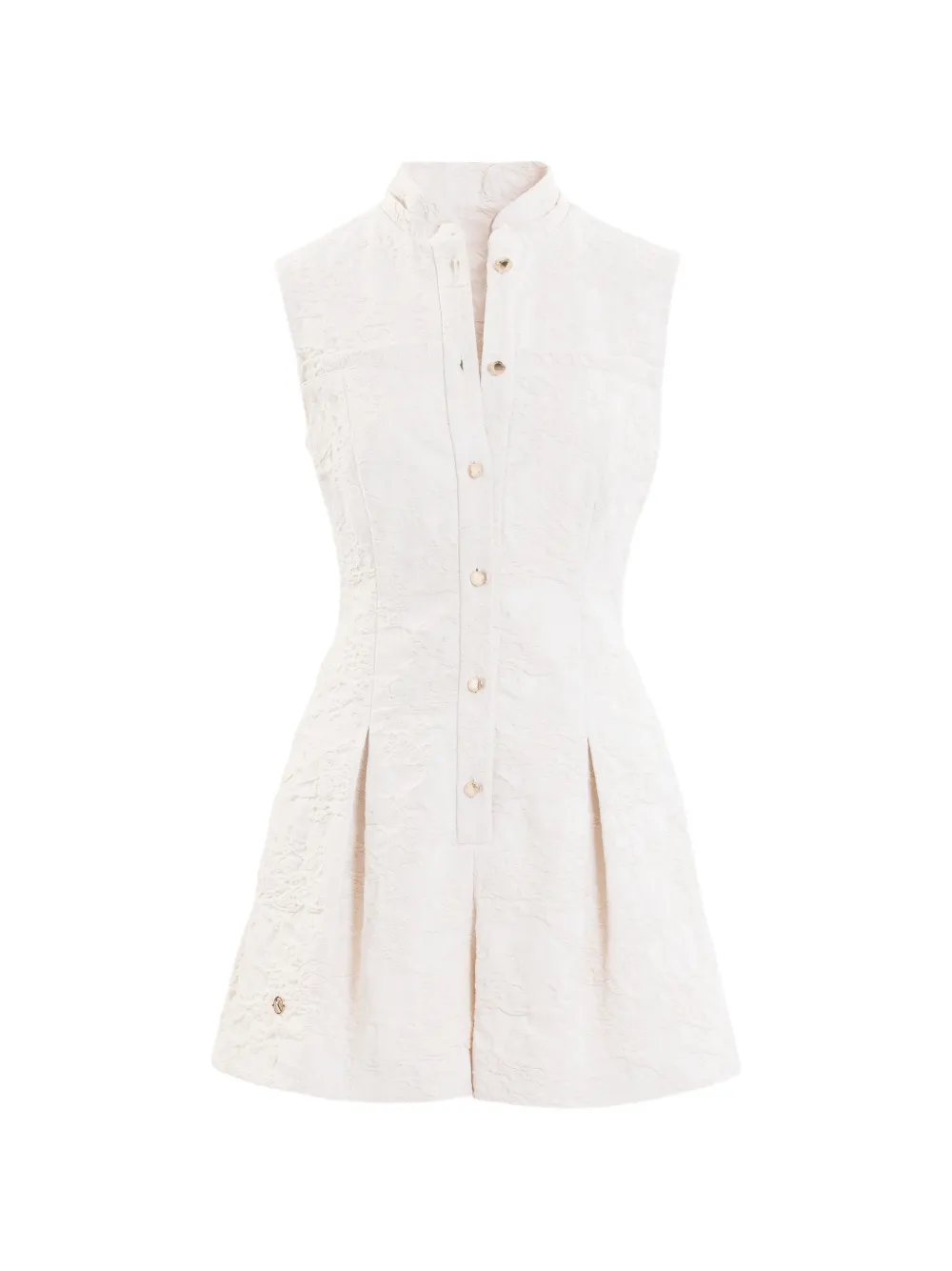 Saiid Kobeisy Tuta corta con effetto jacquard - Toni neutri