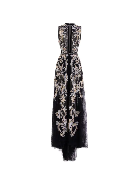 Saiid Kobeisy embroidered lace dress