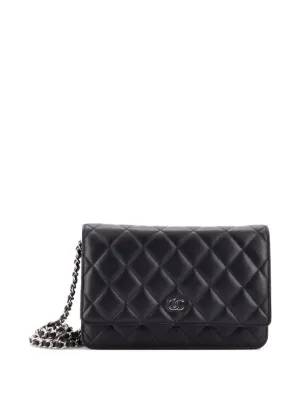 CHANEL Pre-Owned ココ エナメルストラップ ウィズ チェーン