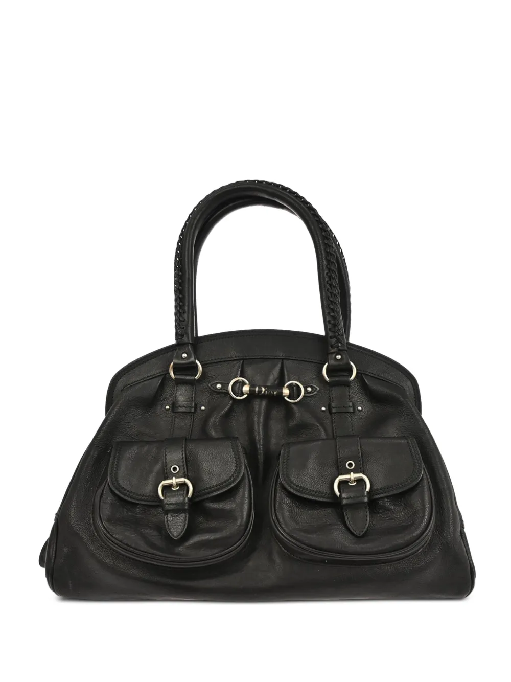 Christian Dior Pre-Owned Borsa a mano con manico intrecciato 2006 - Nero