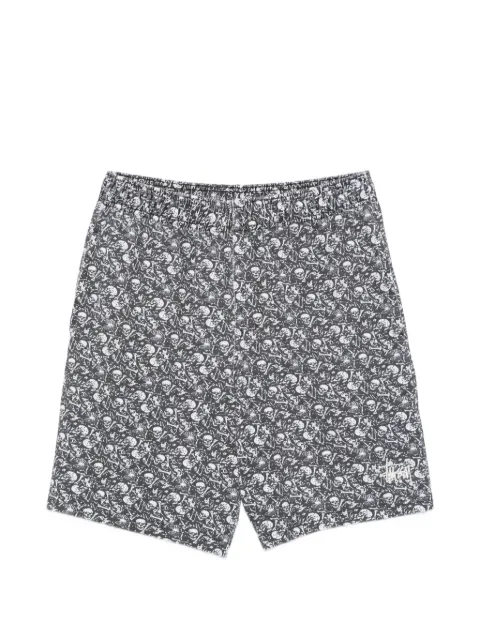 Stüssy skull-print shorts