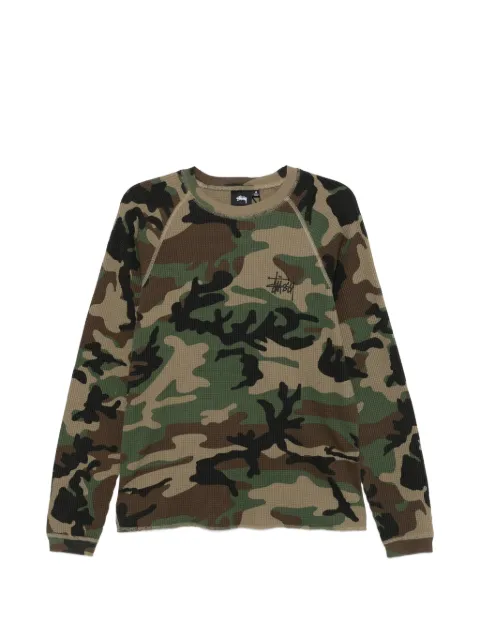 Stüssy T-shirt girocollo con stampa camouflage
