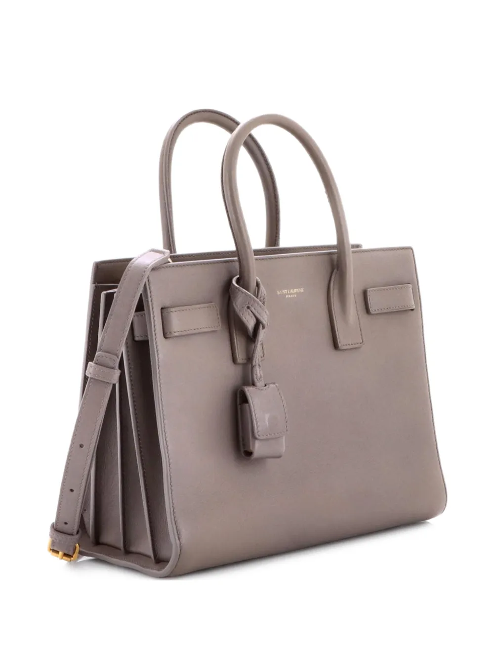  Saint Laurent Pre-owned Sac De Jour Bag Leather Baby Tote Bag - Grey 