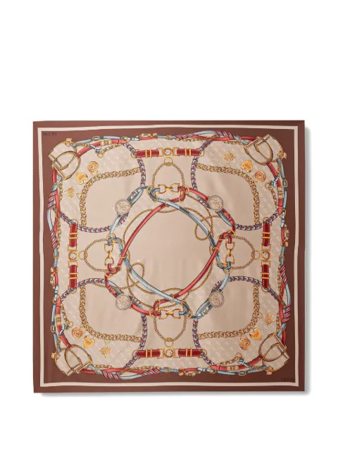 GUESS USA Kefiah 4G chain-print scarf