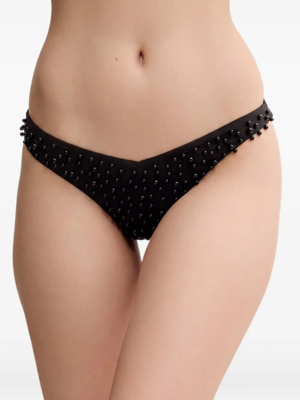 GUESS USA bead-embellished bikini bottoms - Nero