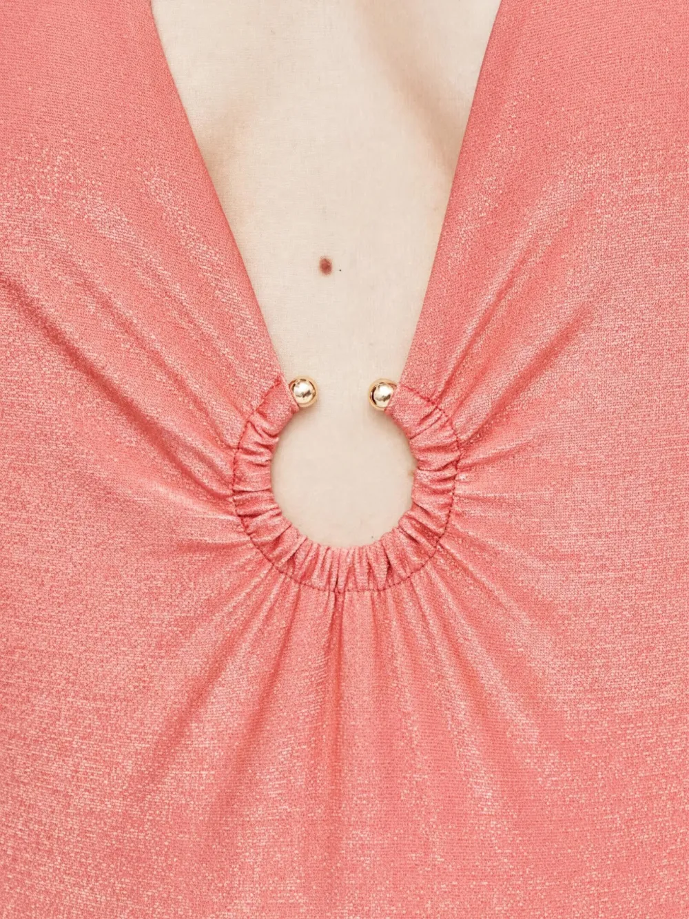 GUESS USA Badpak met halternek en ringdetail Roze