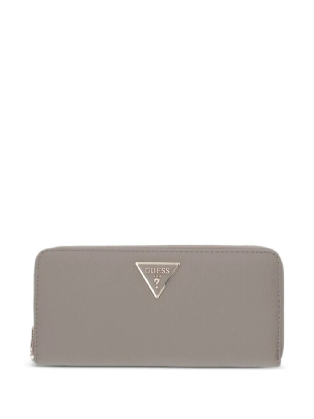 GUESS USA Laurel triangle-logo maxi wallet - Grigio