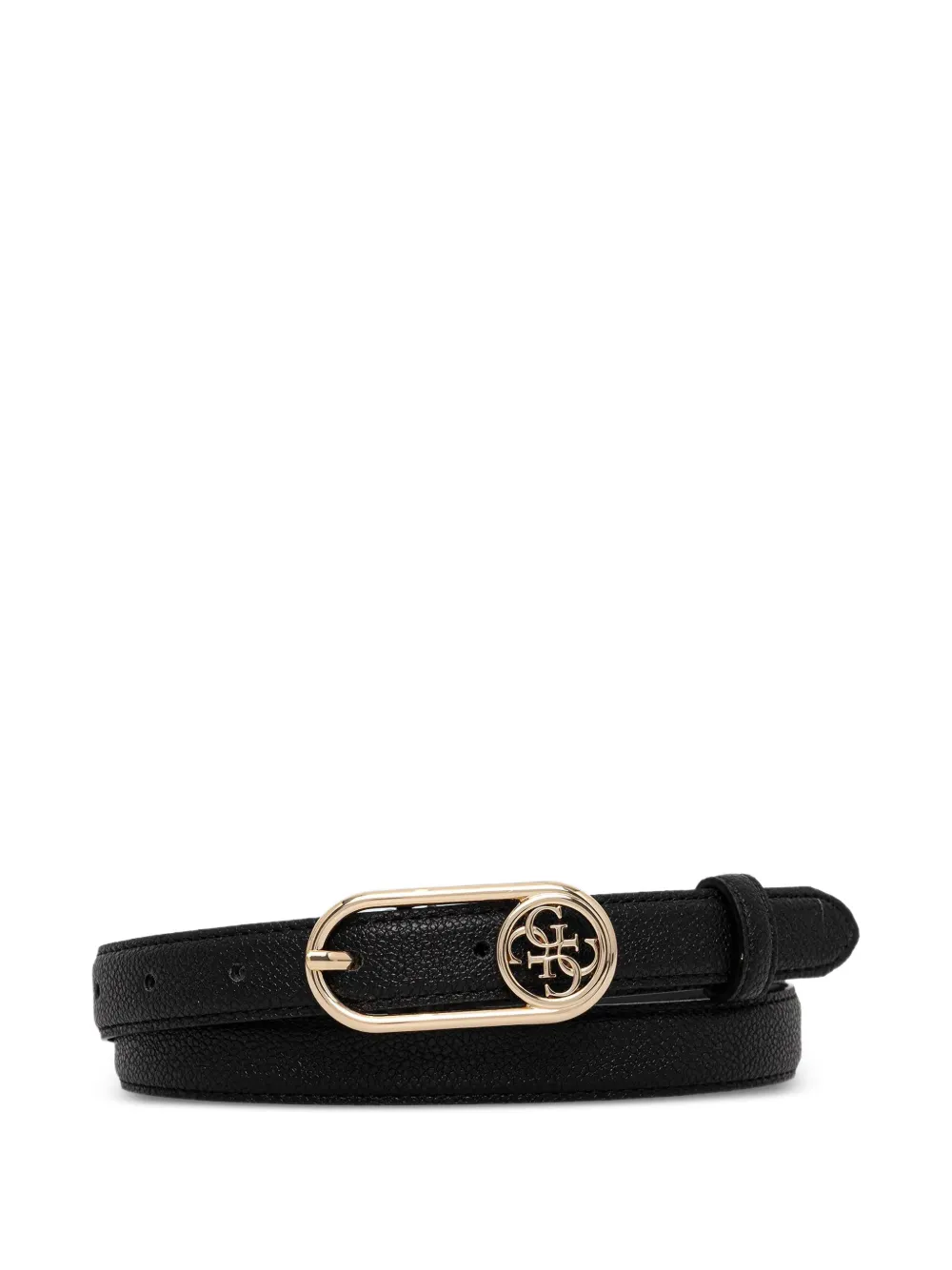 GUESS USA Cintura con fibbia logo - Nero