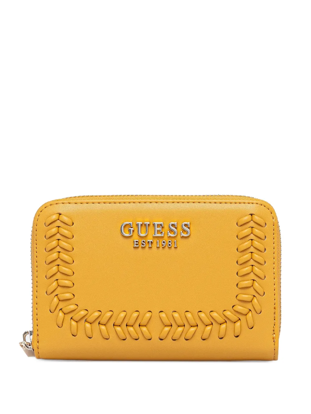 GUESS USA logo-detail wallet - Giallo