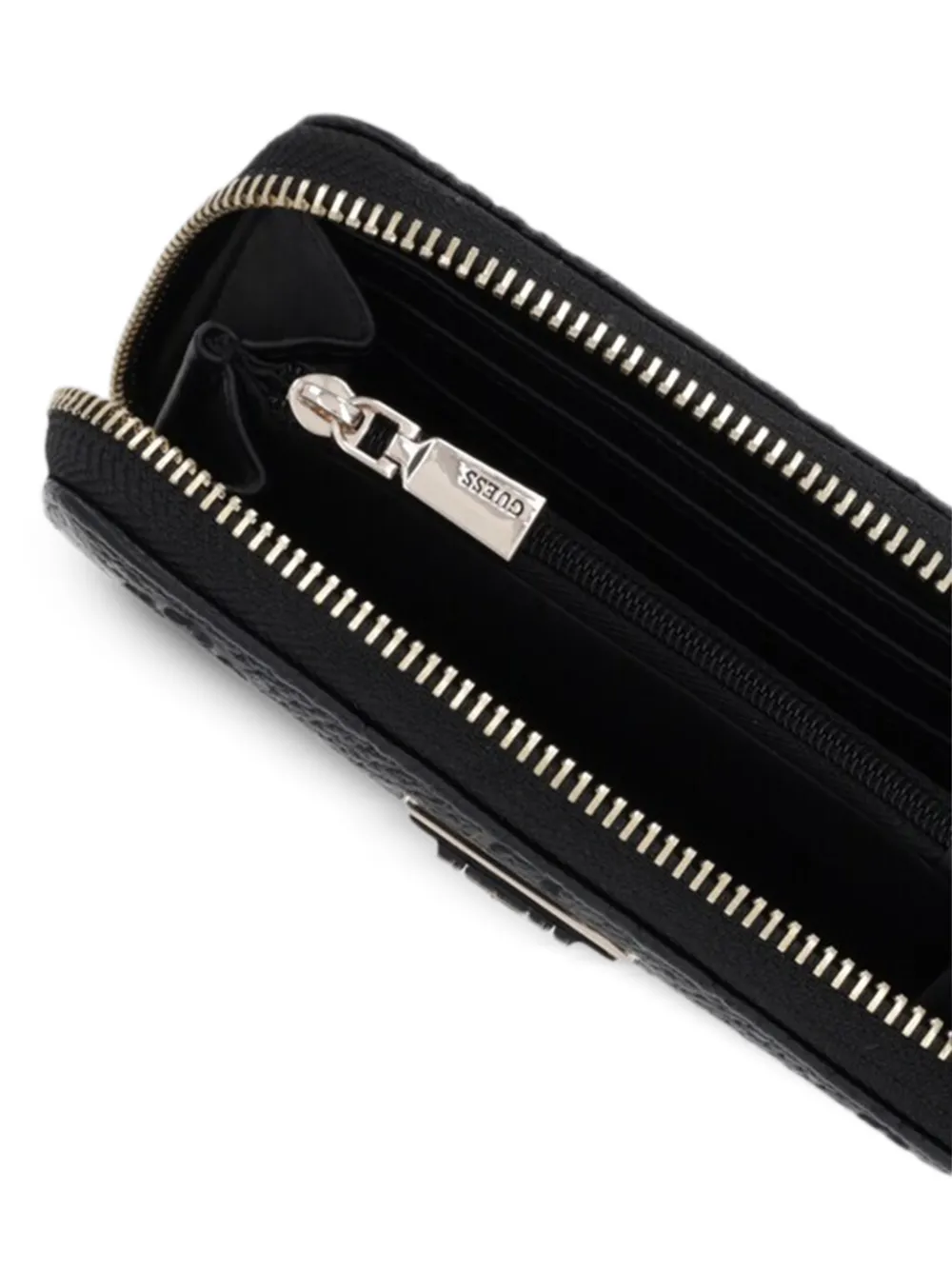 GUESS USA Cresidia portemonnee met logodetail Zwart
