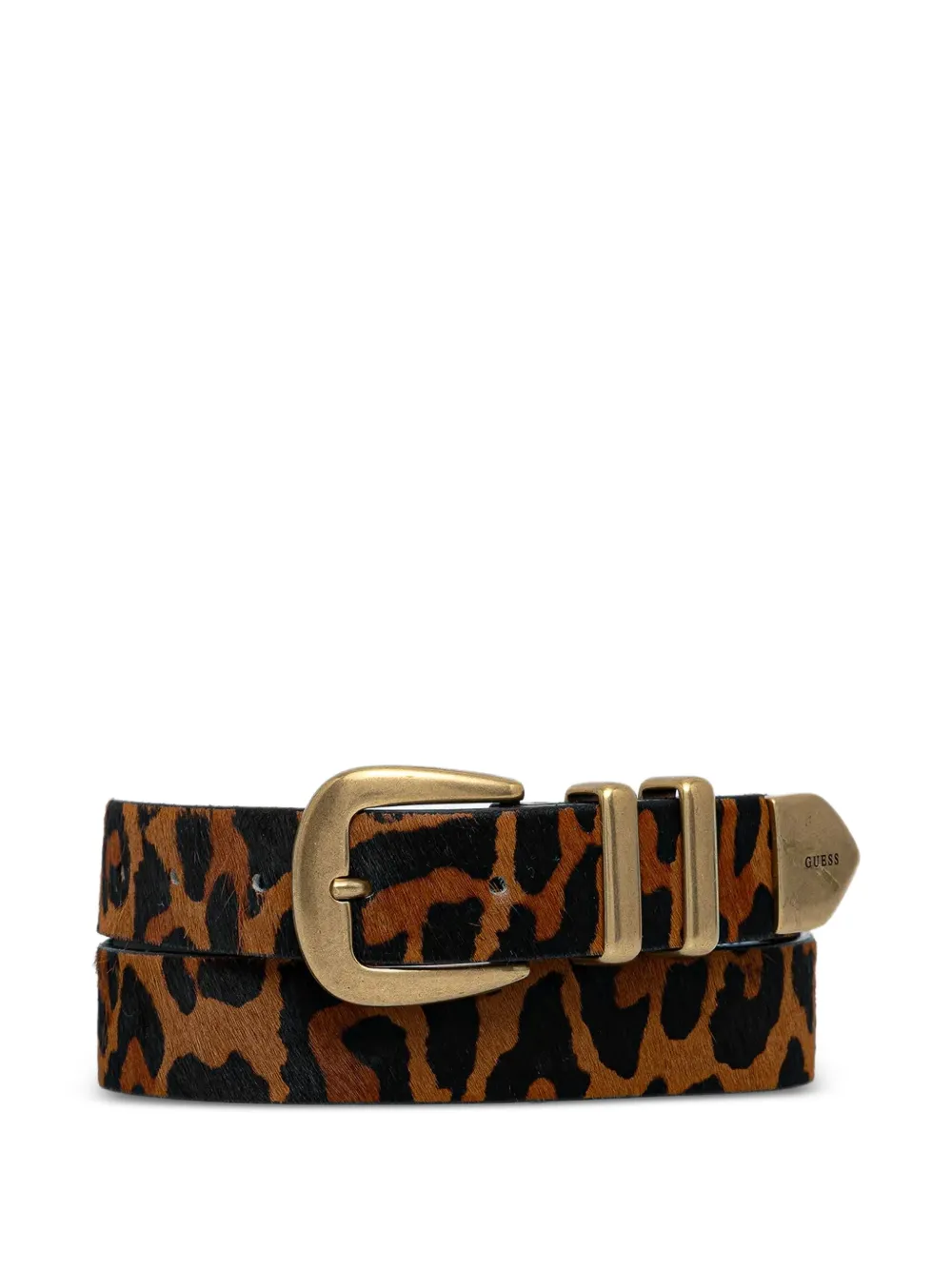 GUESS USA Cintura con stampa - Marrone