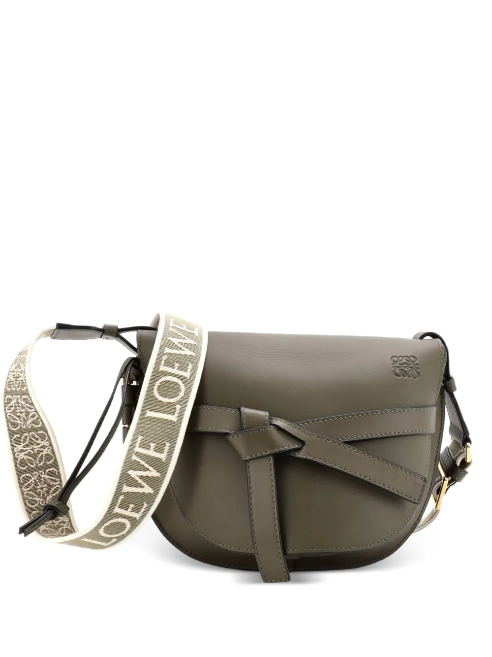 Loewe Pre-Owned Gate Dual Shoulder Bag Leather Small crossbody bag - Green