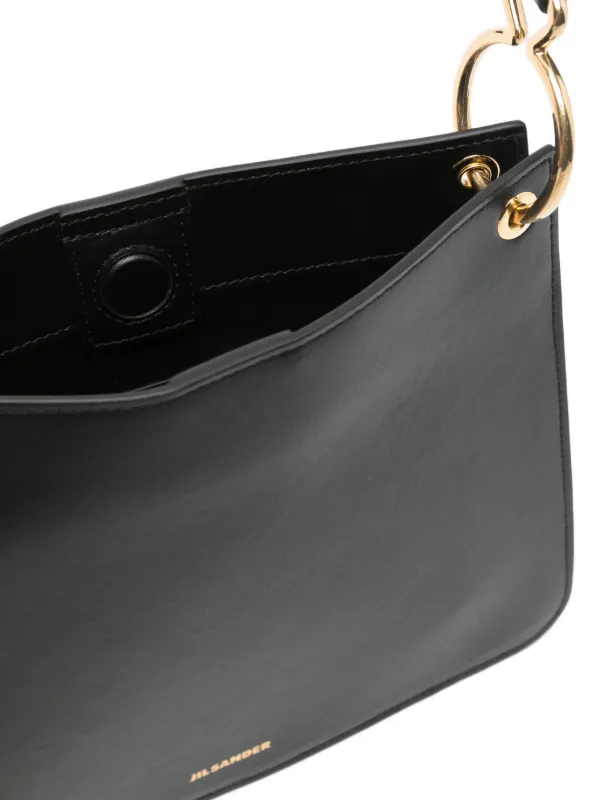 Jil Sander レザー トートバッグ | ブラック | FARFETCH JP