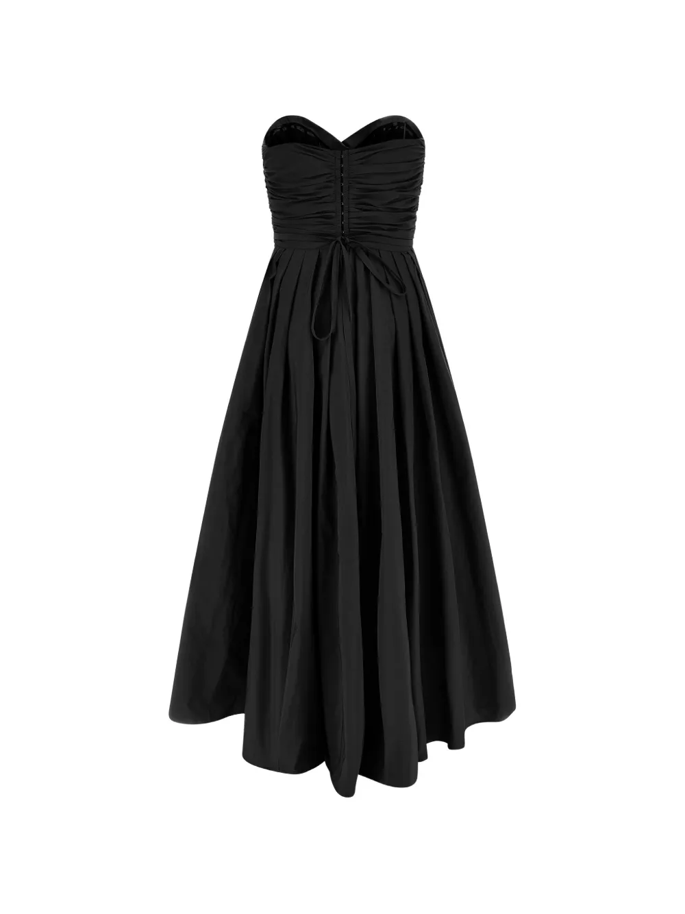 PINKO Off-shoulder asymmetrische jurk met sweetheart hals Zwart