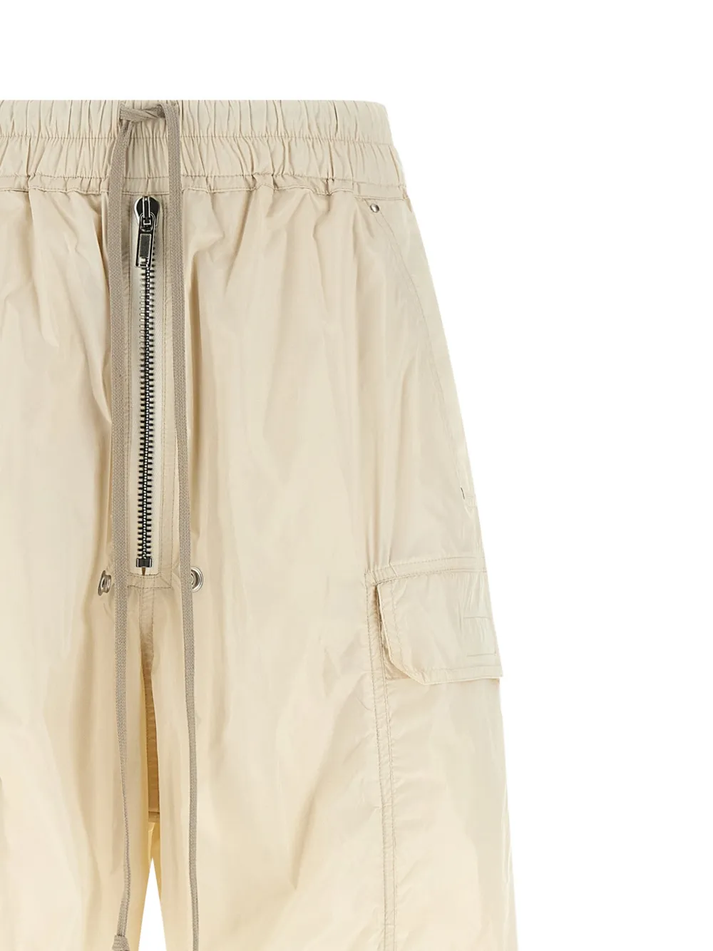 Rick Owens DRKSHDW Broek met elastische taille en trekkoord Beige