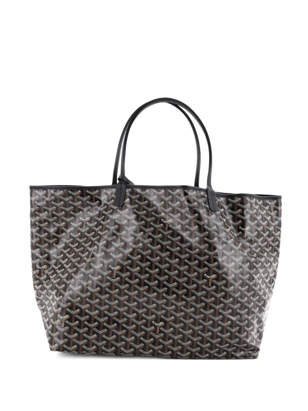 Goyard Pre-Owned Borsa tote Saint Louis GM in tela cerata - Nero