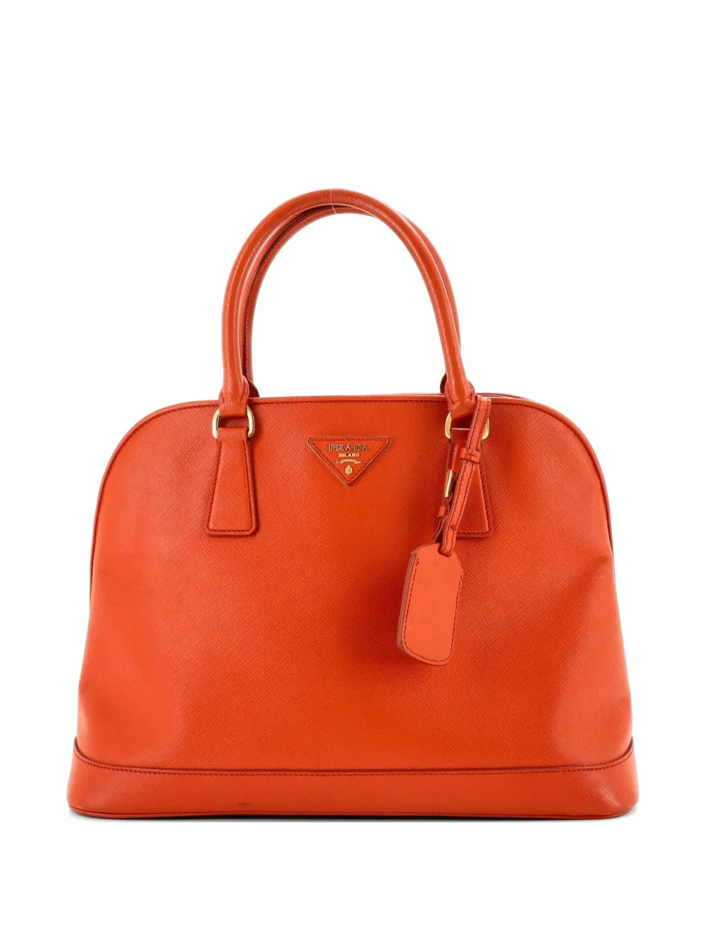 Prada Pre-Owned Open Promenade Bag Saffiano Leather Medium tote bag - Arancione