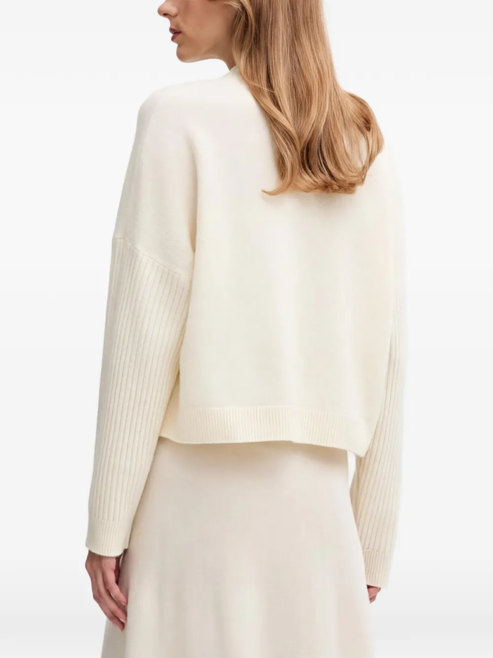 Benetton V-neck sweater Beige