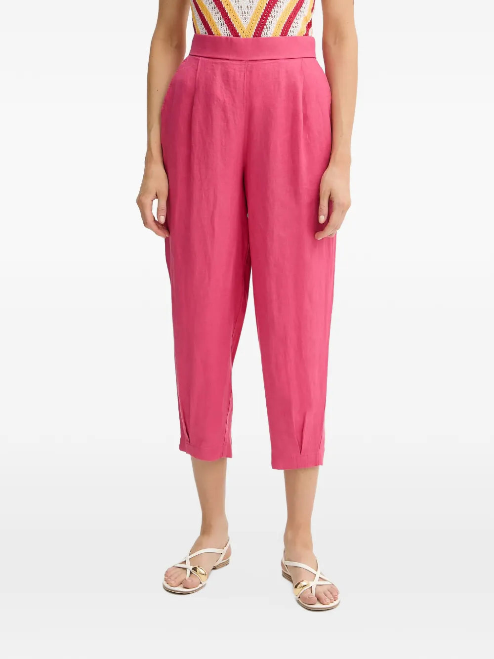 Benetton pantalon à taille élastiquée - Rose Benetton pantalon à taille élastiquée - Rose