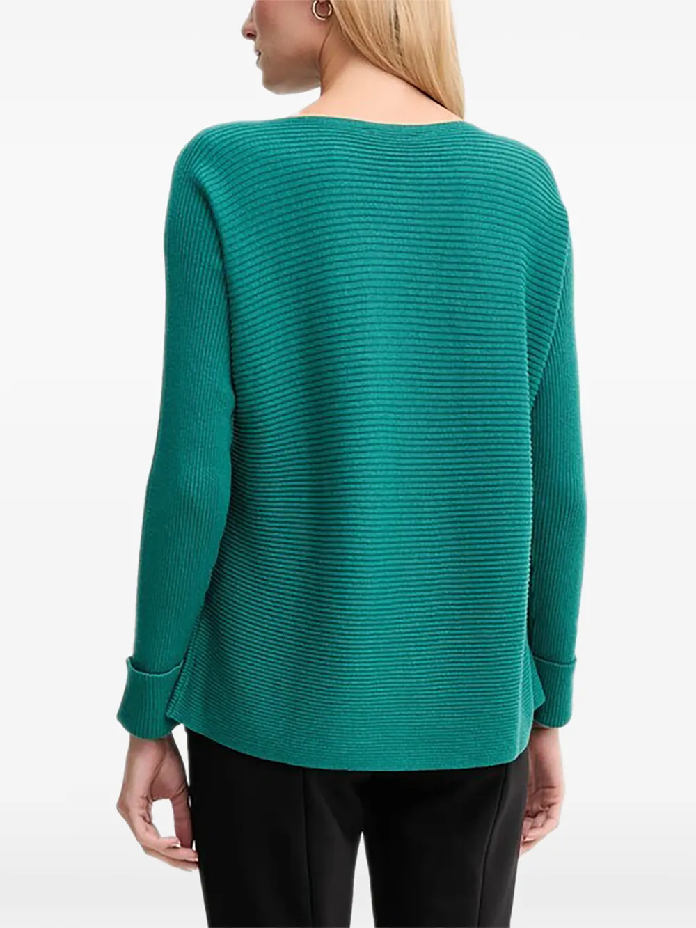  Benetton Jersey Con Cuello Barco - Verde 