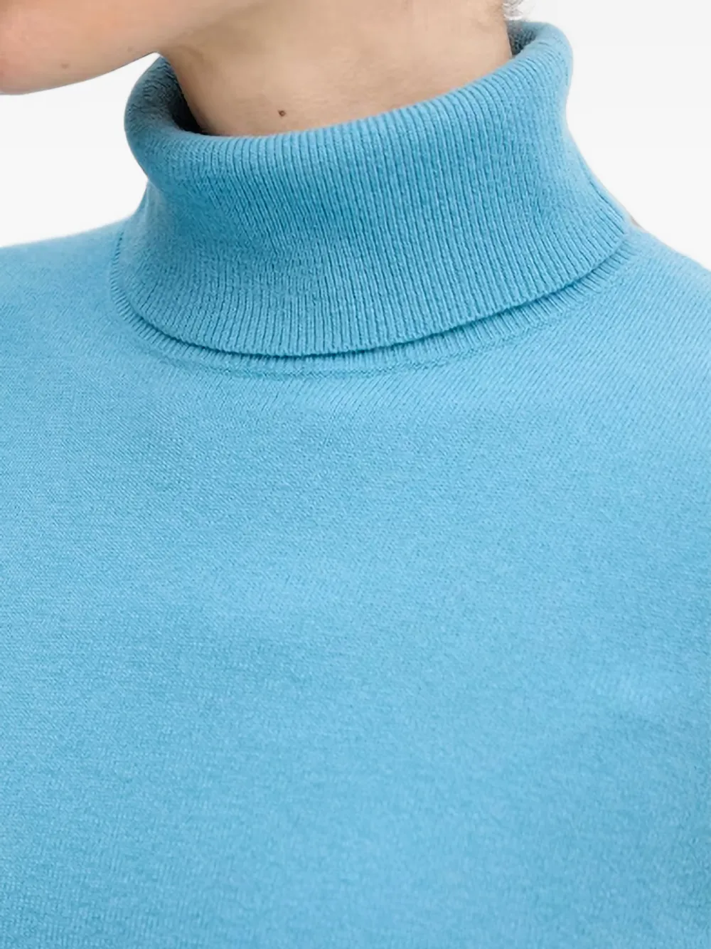 Benetton Turtleneck Sweater In Blue