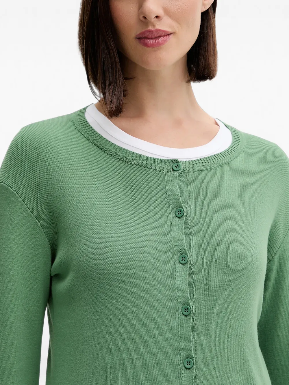 Benetton Button-up vest Groen