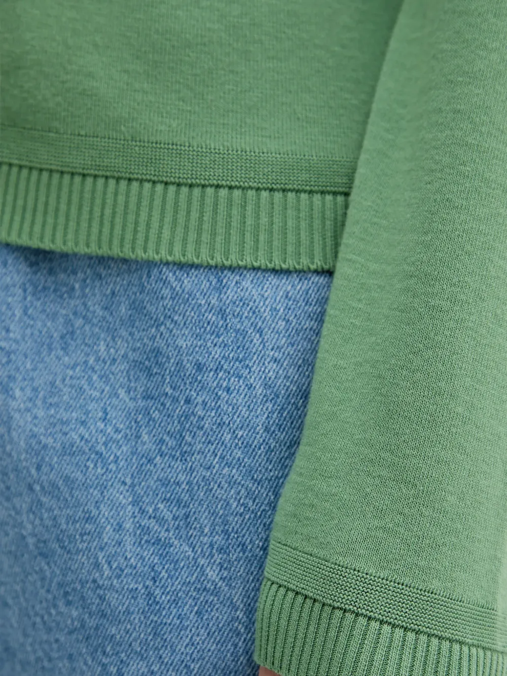 Benetton Button-up vest Groen