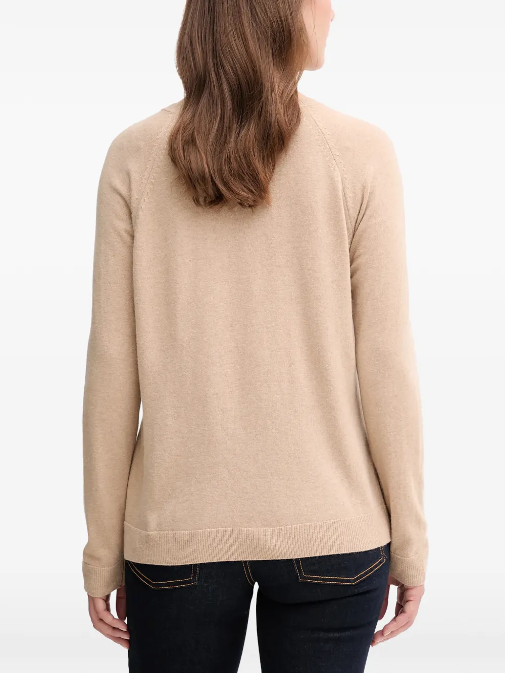 Benetton Trui met raglanmouwen Beige
