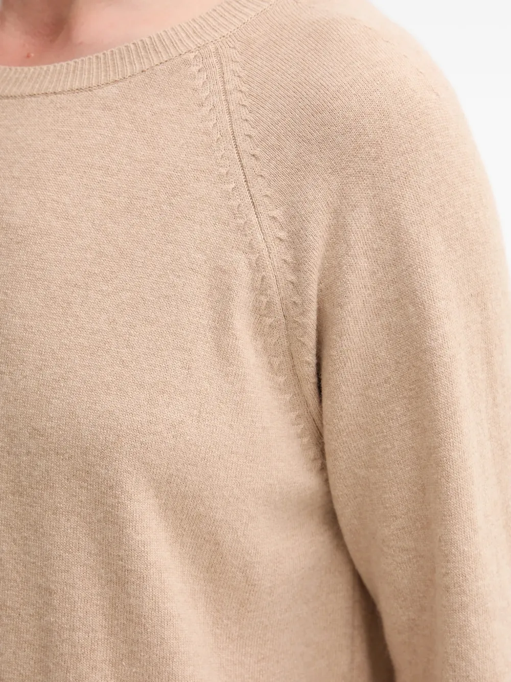 Benetton Trui met raglanmouwen Beige