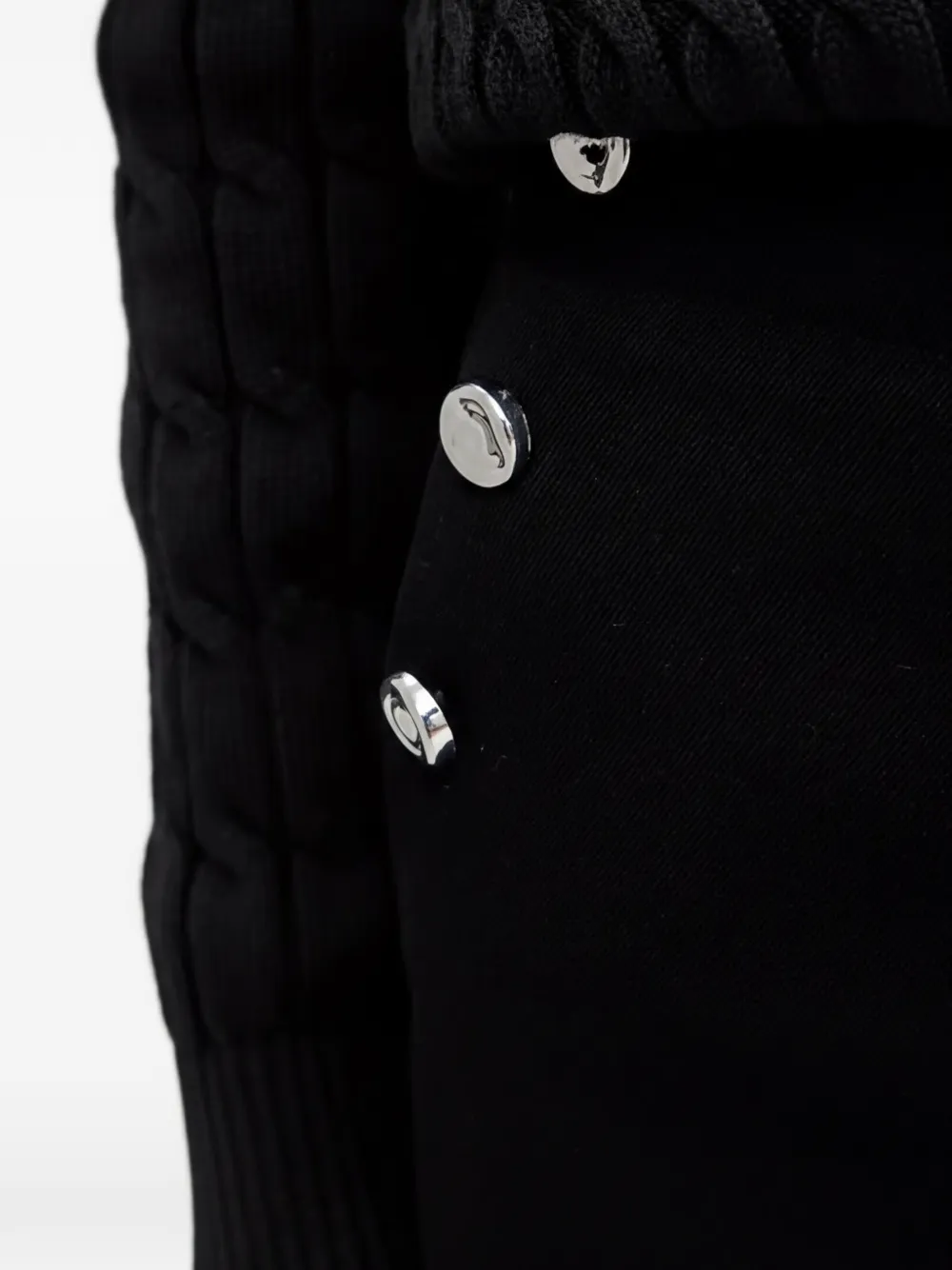 Benetton Broek met knopen Zwart