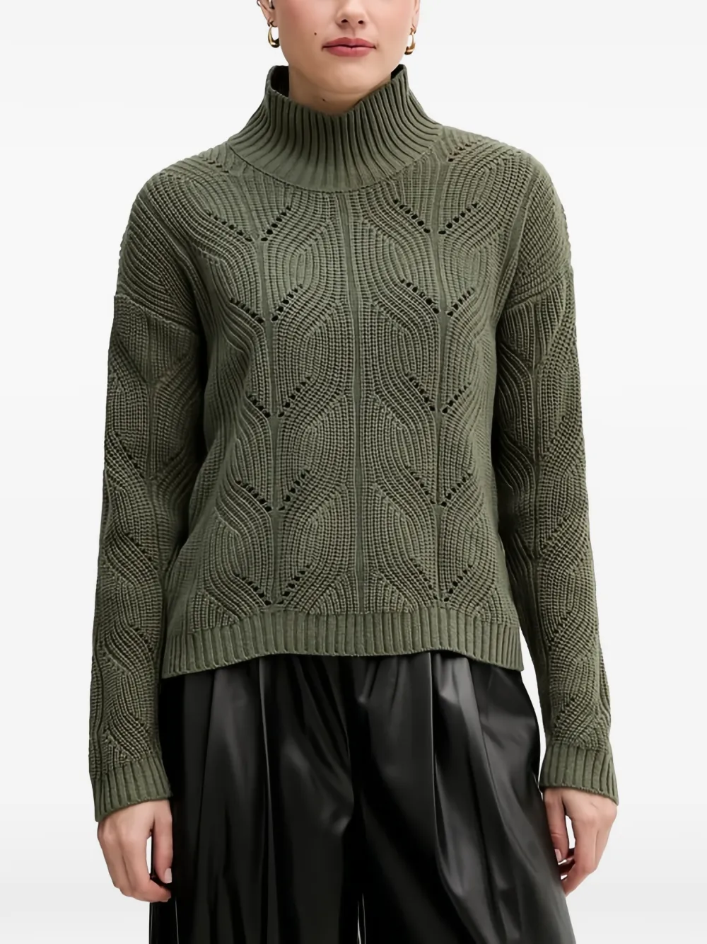 Benetton Maglione a collo alto - Verde