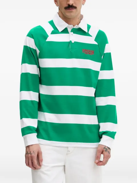 Benetton x Stranger Things striped polo shirt