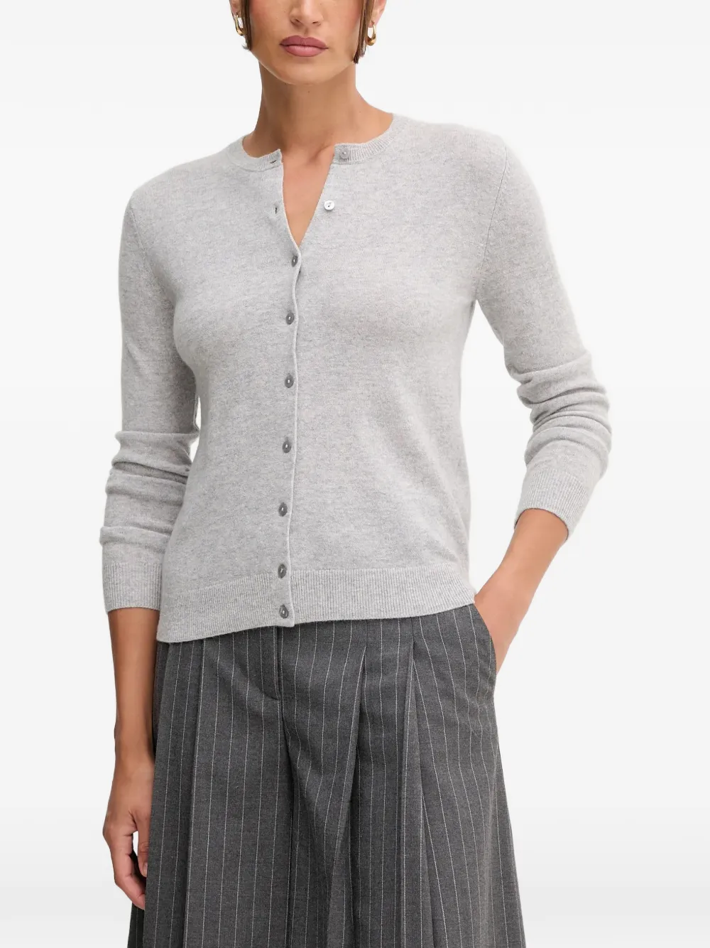 Benetton button-front cardigan - Grigio