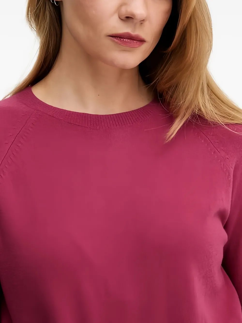 Benetton Trui met raglanmouwen Roze