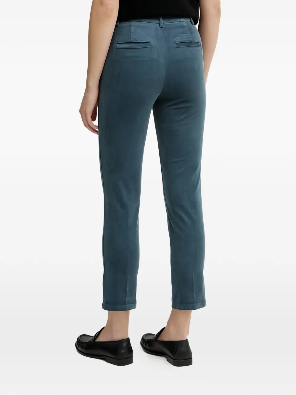 Benetton Ribfluwelen broek Blauw