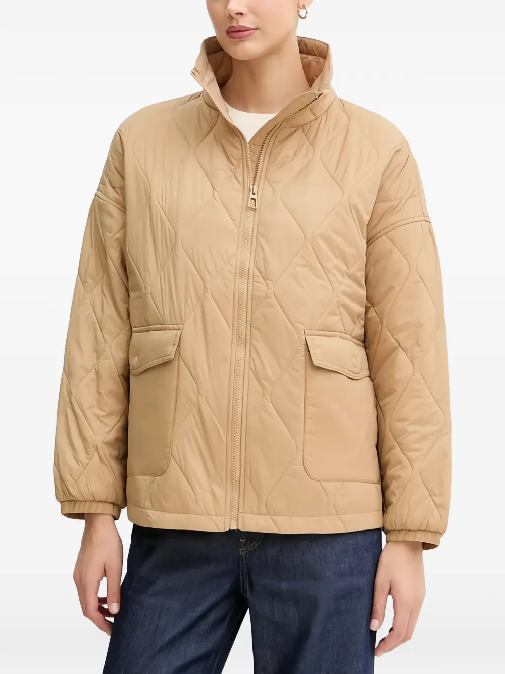 Benetton Piumino con tasche - Toni neutri