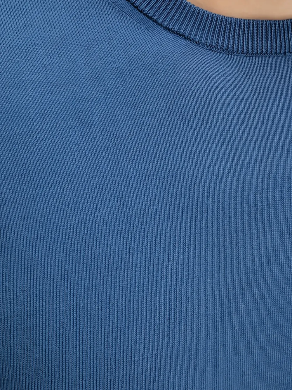 Benetton Sweater met ronde hals Blauw