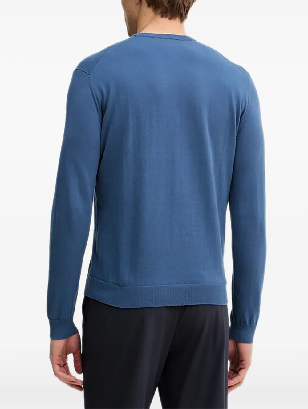 Benetton Sweater met ronde hals Blauw