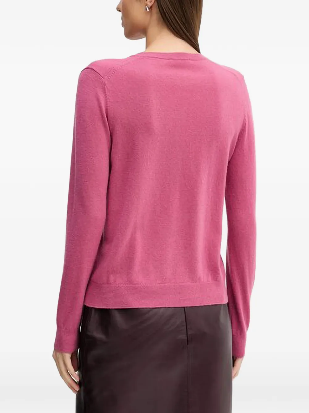 Benetton Button-up vest Roze