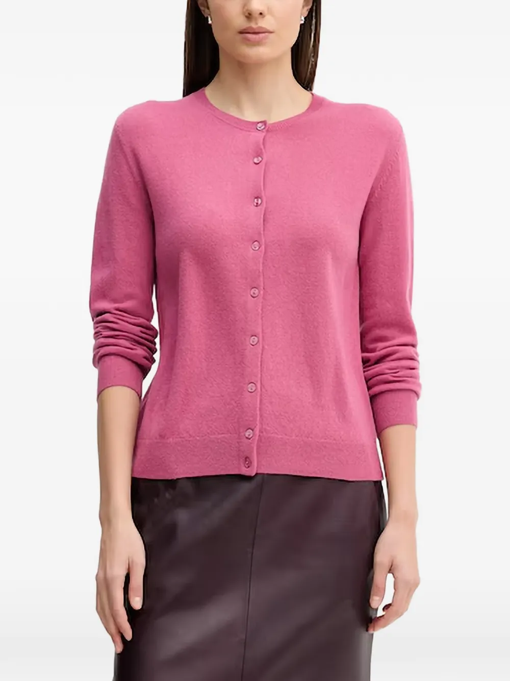 Benetton button-up knit cardigan
