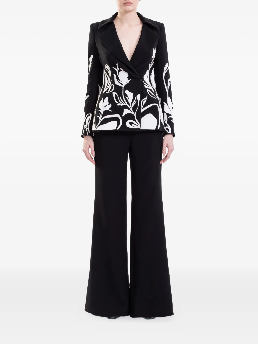Saiid Kobeisy Straight pantalon Zwart