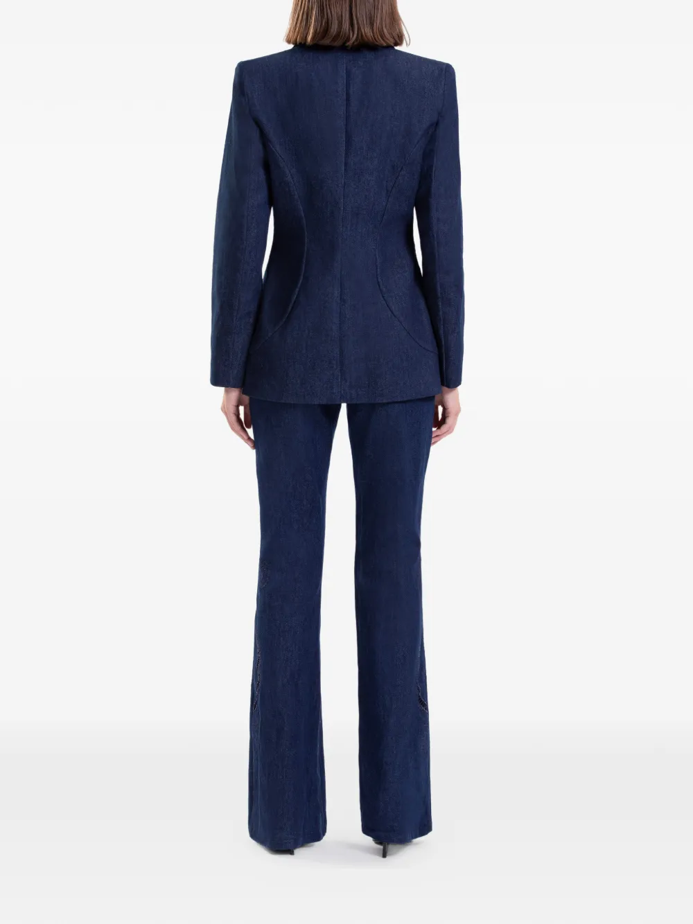 Saiid Kobeisy Straight jeans Blauw