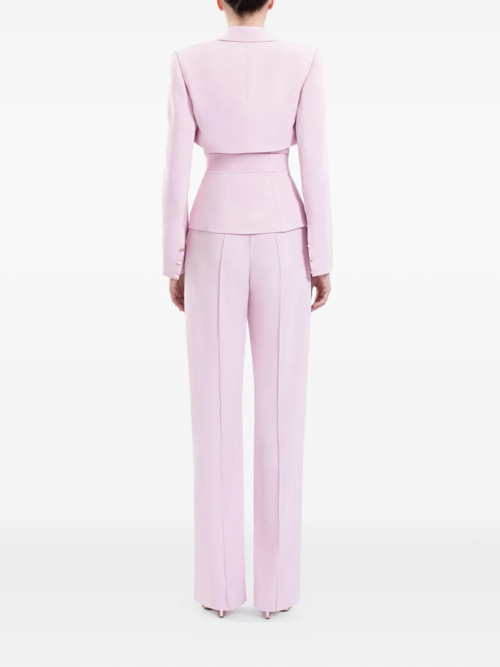 Saiid Kobeisy Straight broek Roze