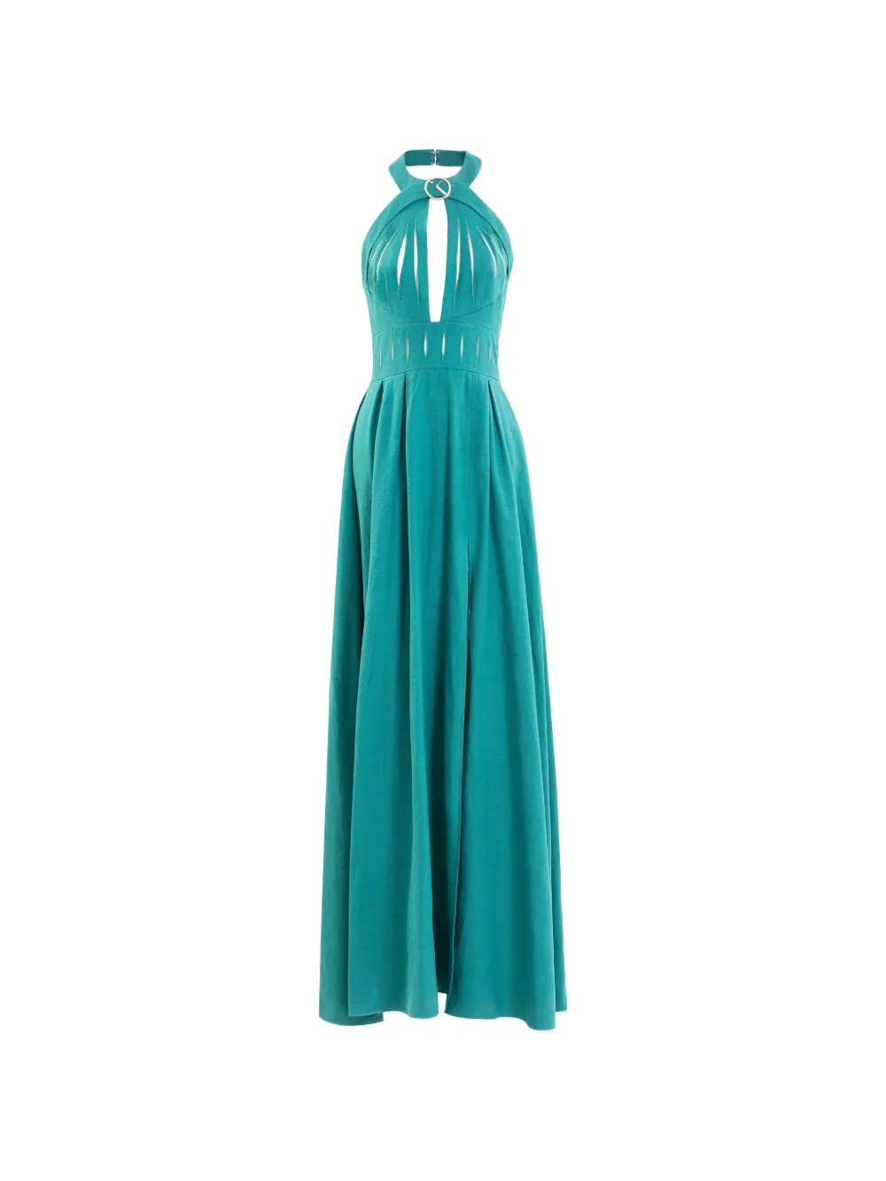 Saiid Kobeisy Abito lungo con dettaglio cut-out - Verde