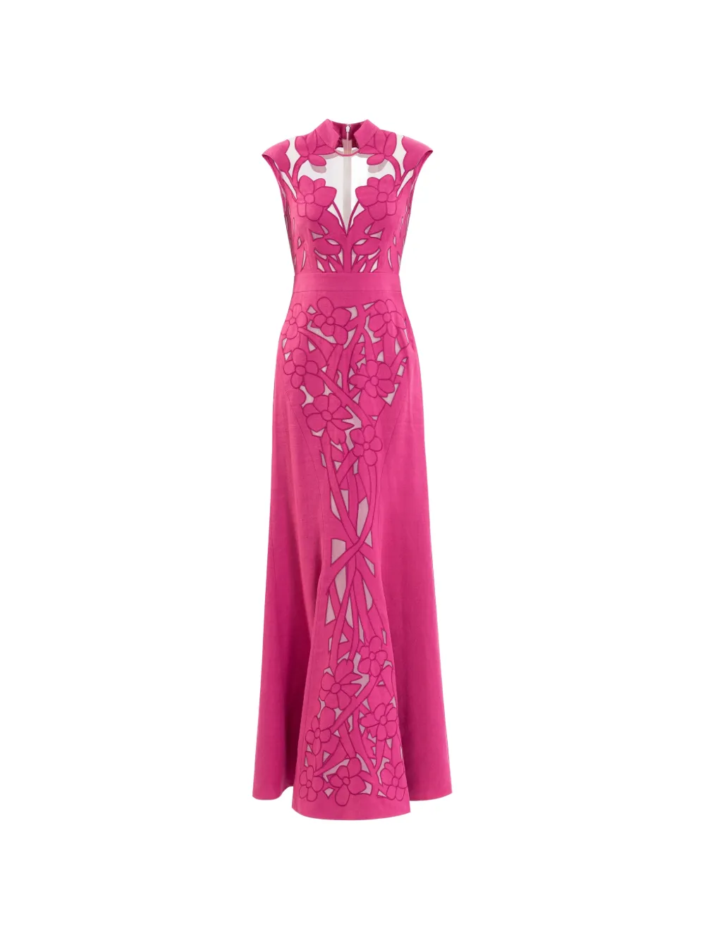 Saiid Kobeisy Abito con cut-out - Rosa
